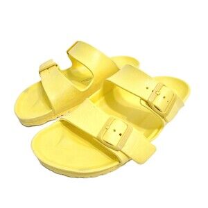 BIRKENSTOCK Arizona Essentials EVA Sandals 41 Mens 8 Womens 10 Slipper Yellow